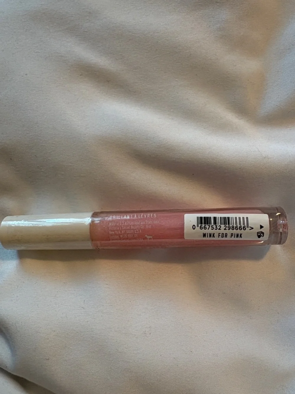 PINK Victoria's Secret Lip Gloss - Sheer Pink Shine-Wink the Pink. New Sealed